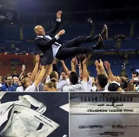 Zidane viste Wellgiven en la final de la Champions League